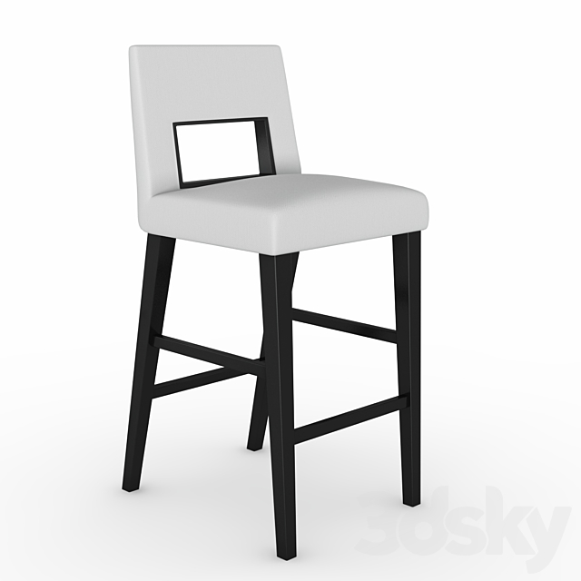 Bar Chair Blues 3DS Max Model - thumbnail 1