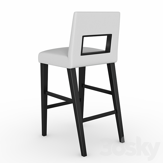 Bar Chair Blues 3DS Max Model - thumbnail 3