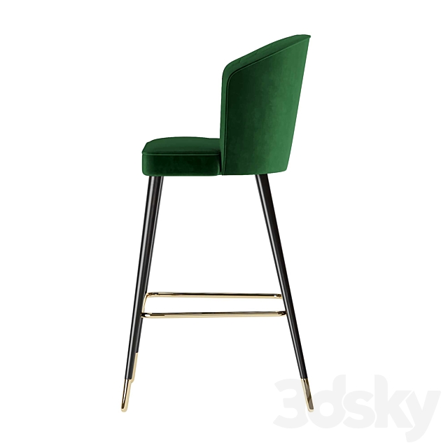 Bar chair Cassie 3DSMax File - thumbnail 3