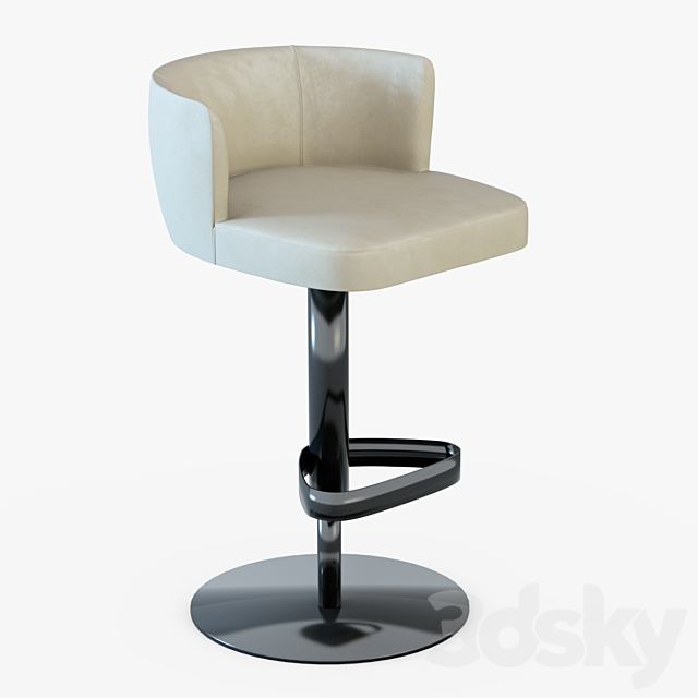 Bar Chair Kelly Longhi 3ds Max - thumbnail 1