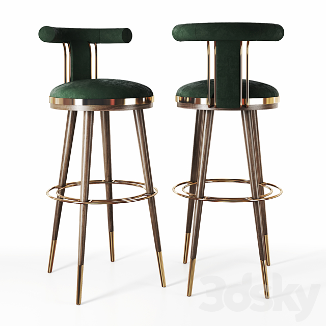 BAR CHAIR MORIS 3DSMax File - thumbnail 1