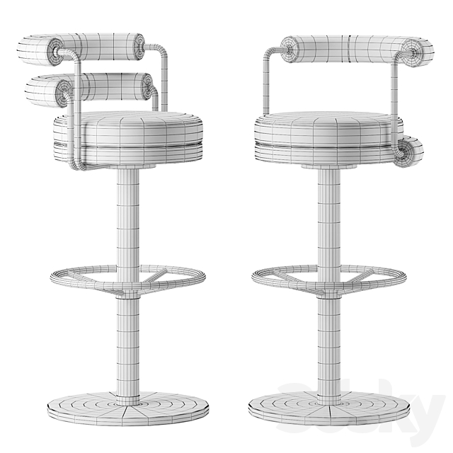 Bar chair OTIS 3DSMax File - thumbnail 4