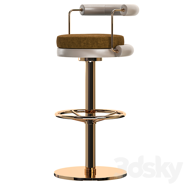 Bar chair otis i 3DS Max Model - thumbnail 3