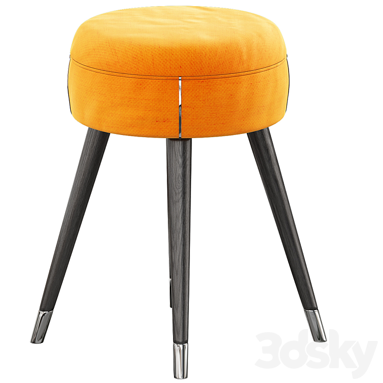 Bar chair PAUL STOOL 3DS Max Model - thumbnail 3