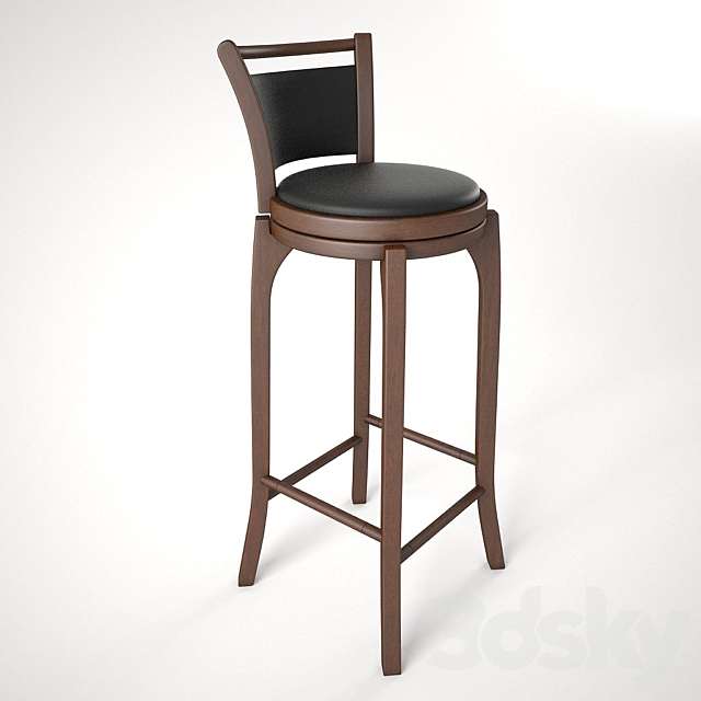 Bar Stool 3ds Max - thumbnail 2