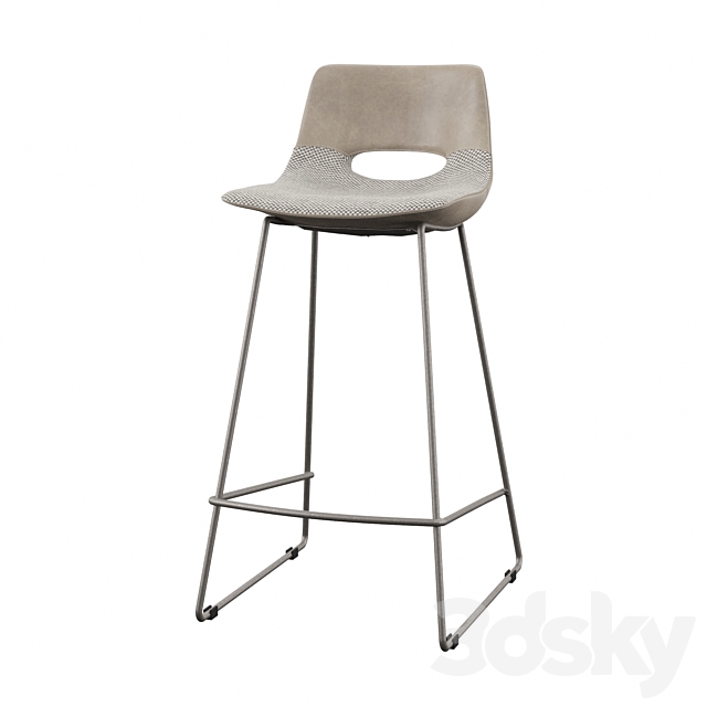 Bar stool 3ds Max - thumbnail 1