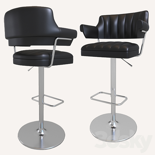 Bar stool 3DSMax File - thumbnail 1