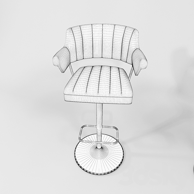 Bar stool 3DSMax File - thumbnail 2