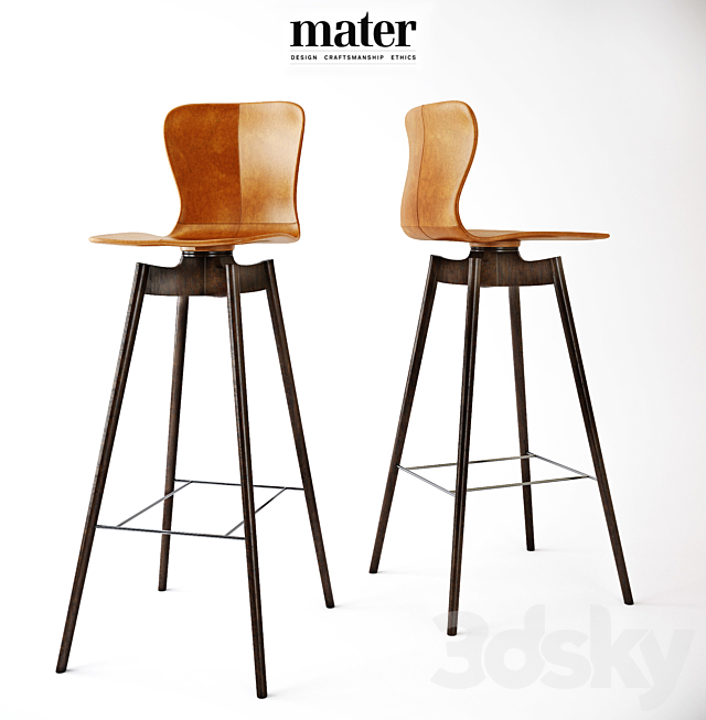 Bar stool 3DSMax File - thumbnail 1