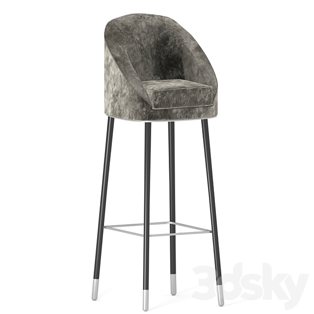 bar stool 3DSMax File - thumbnail 2