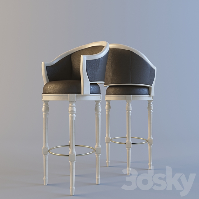 bar stool 3DSMax File - thumbnail 1