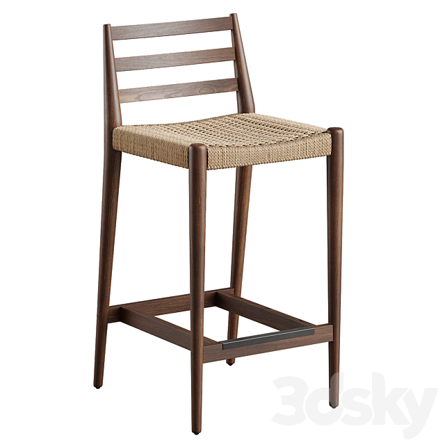 Bar stool Analy from Kave Home 3ds Max - thumbnail 2