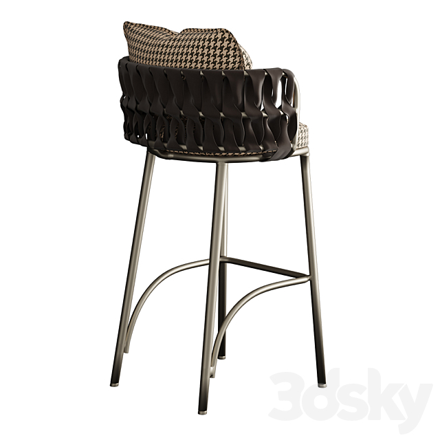 Bar stool Aura by Romatti 3DSMax File - thumbnail 3