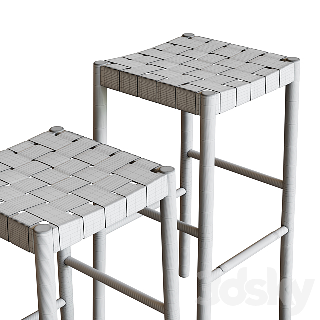 Bar stool Betty TK7 & TK8 Thau & Kallio 2020 3DSMax File - thumbnail 4