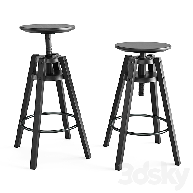 Bar stool dalfred 3DSMax File - thumbnail 1