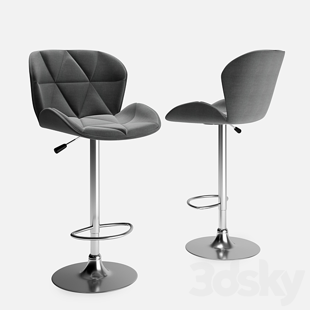 Bar stool Diamond 3ds Max - thumbnail 1