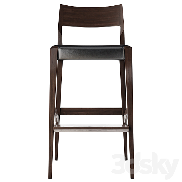 Bar stool Forms 3DS Max Model - thumbnail 2