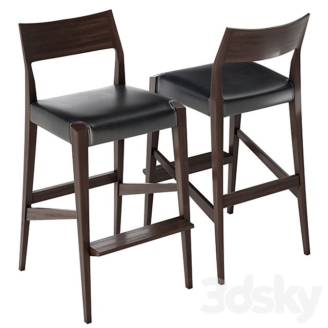 Bar stool Forms 3DS Max Model - thumbnail 3