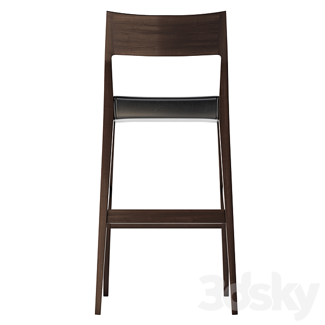 Bar stool Forms 3DS Max Model - thumbnail 4