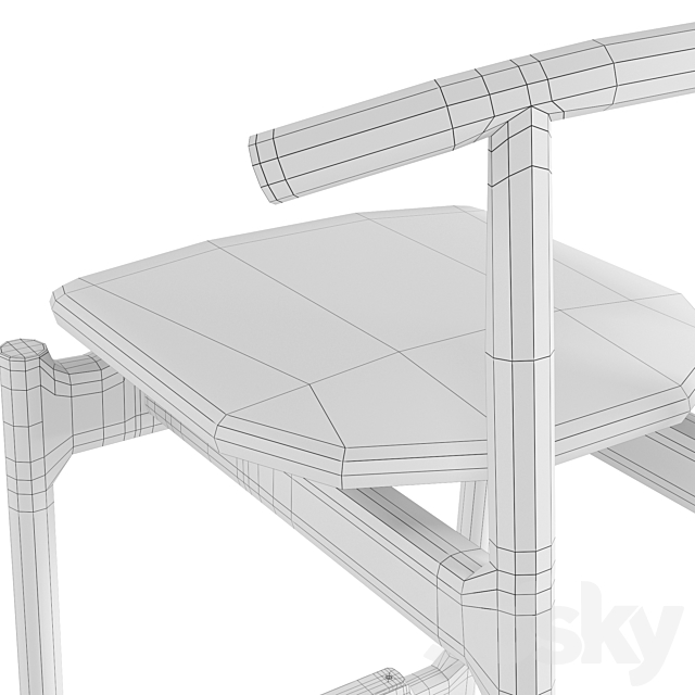 Bar stool Hans 3DSMax File - thumbnail 5