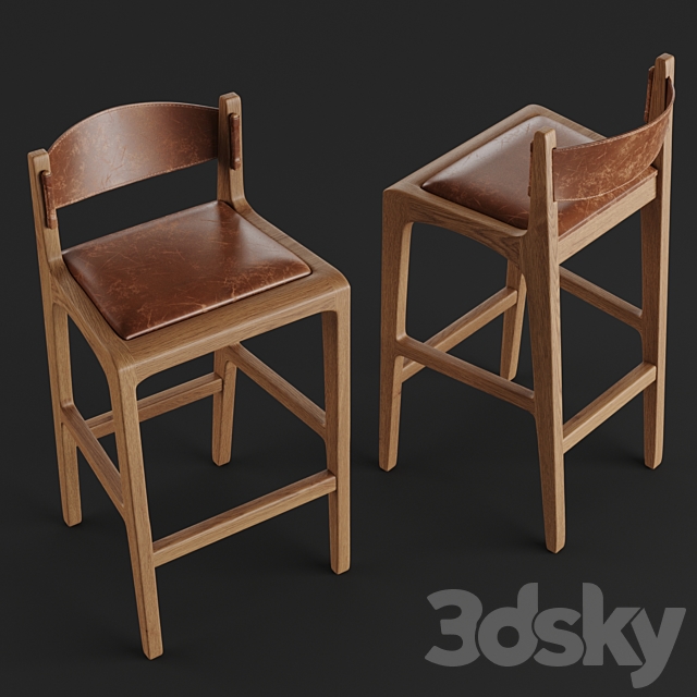 Bar stool. Helga estudiobola 3DSMax File - thumbnail 3