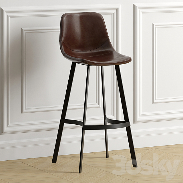 Bar stool Hendon from Romatti 3ds Max - thumbnail 1