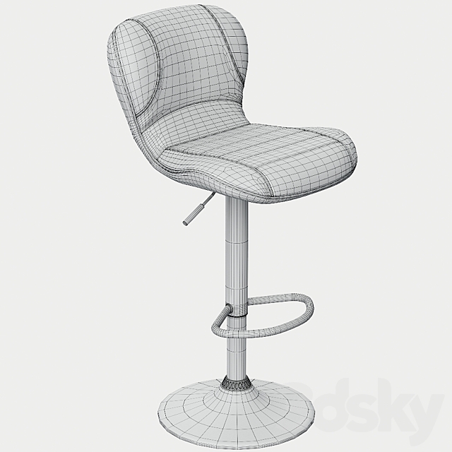 Bar stool hold woodville 3DSMax File - thumbnail 3