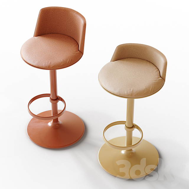 Bar stool HULA 46 – Andreu World 3DSMax File - thumbnail 2