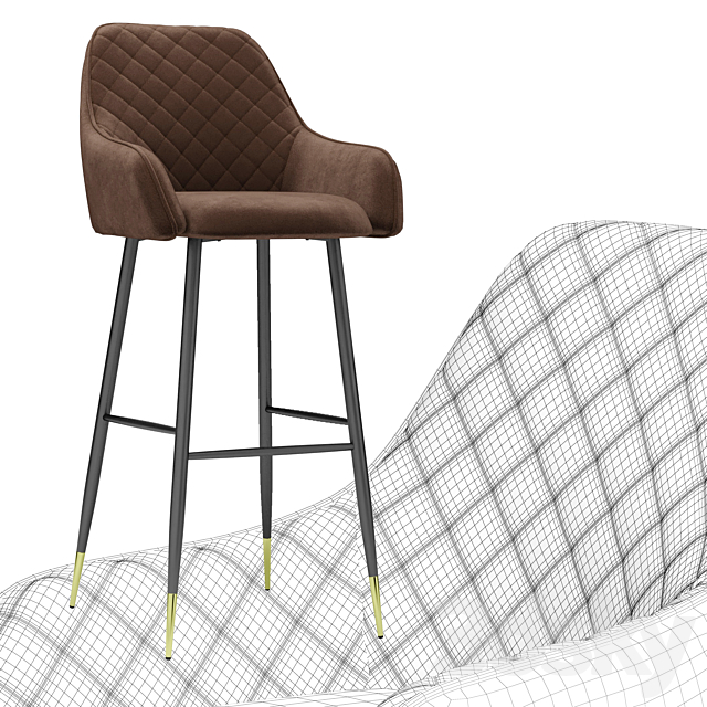 Bar stool Ivar. 3DSMax File - thumbnail 3