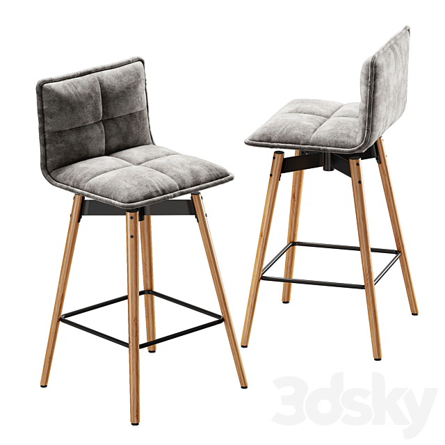 Bar stool Jysk Finnsnes 3DSMax File - thumbnail 1