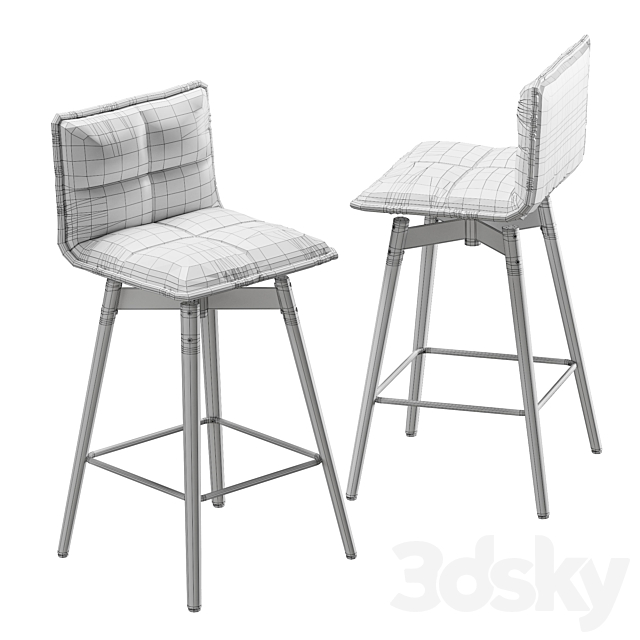 Bar stool Jysk Finnsnes 3DSMax File - thumbnail 3