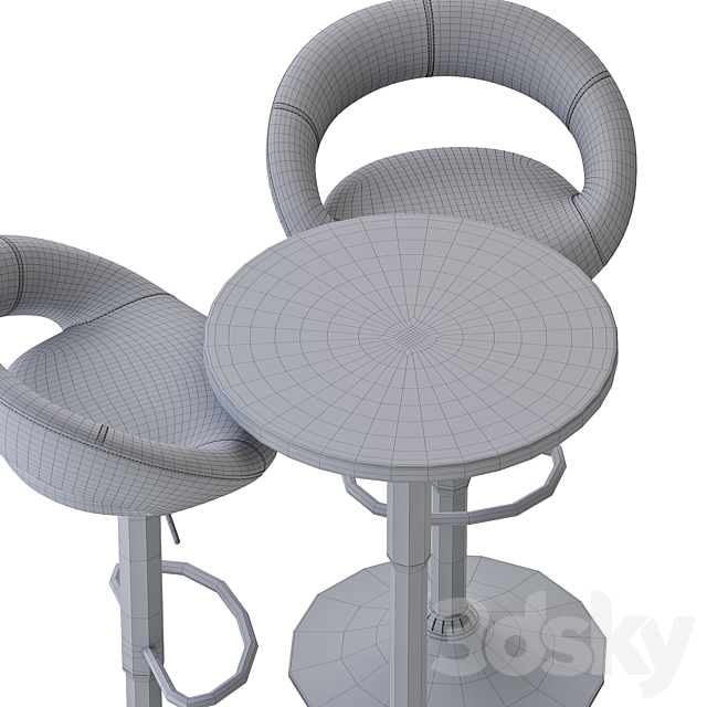 Bar Stool Jysk -HEIKI 3DSMax File - thumbnail 3