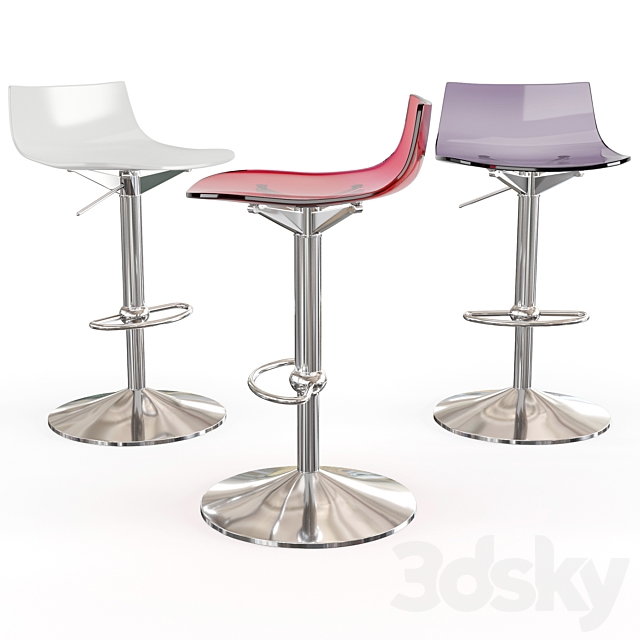 Bar stool Led 3DSMax File - thumbnail 2