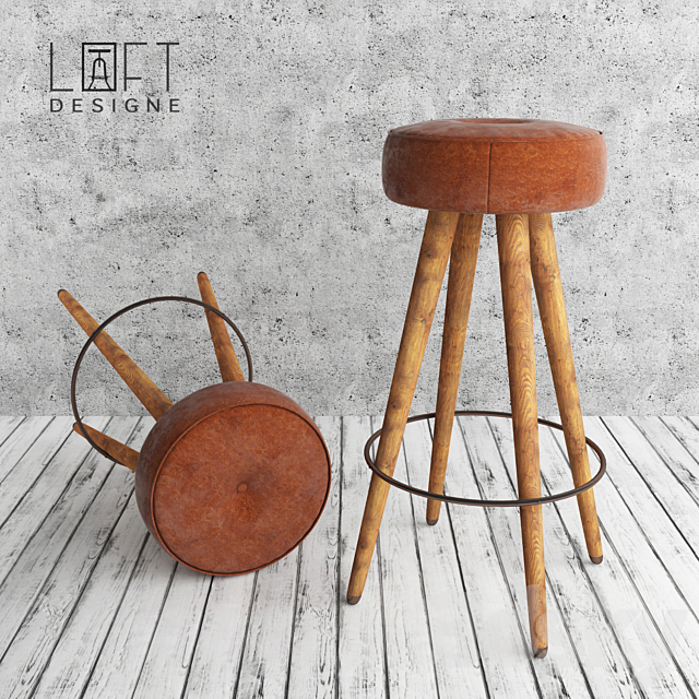 Bar Stool Loft 3625 3DSMax File - thumbnail 1