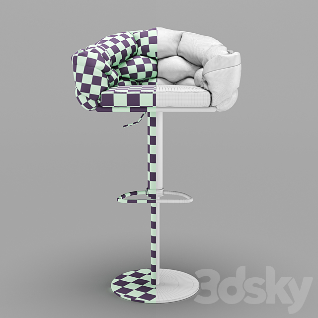 Bar stool Loft Designe 30464_30465_30466 model 3DSMax File - thumbnail 5