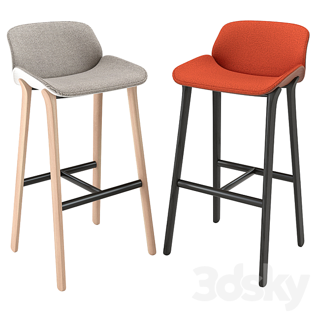 Bar Stool Nuez BQ2775 by Andreu World 3DSMax File - thumbnail 2