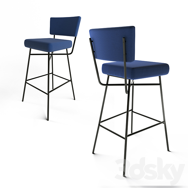 Bar stool orfeo artflex 3DSMax File - thumbnail 1