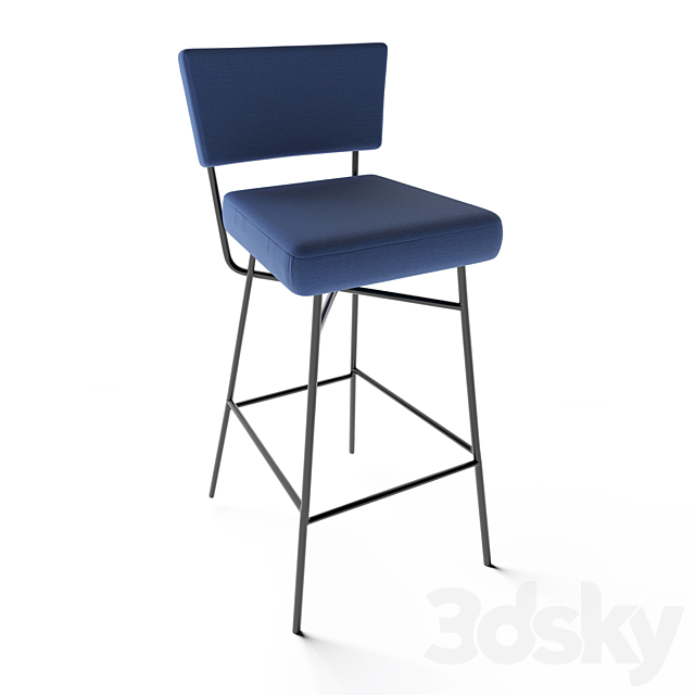 Bar stool orfeo artflex 3DSMax File - thumbnail 2