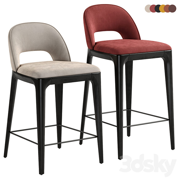 Bar stool Play 3DS Max Model - thumbnail 1