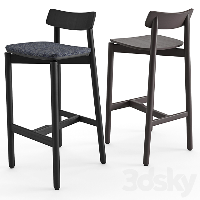 Bar Stool Rib 16 3ds Max - thumbnail 2