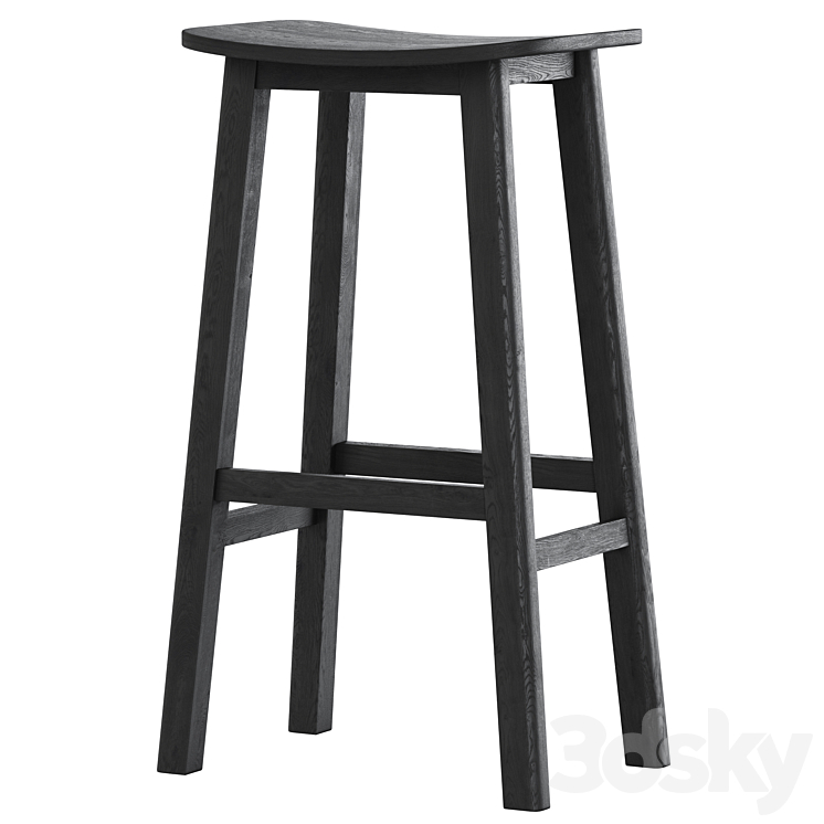 Bar stool Sedate 3DS Max Model - thumbnail 1