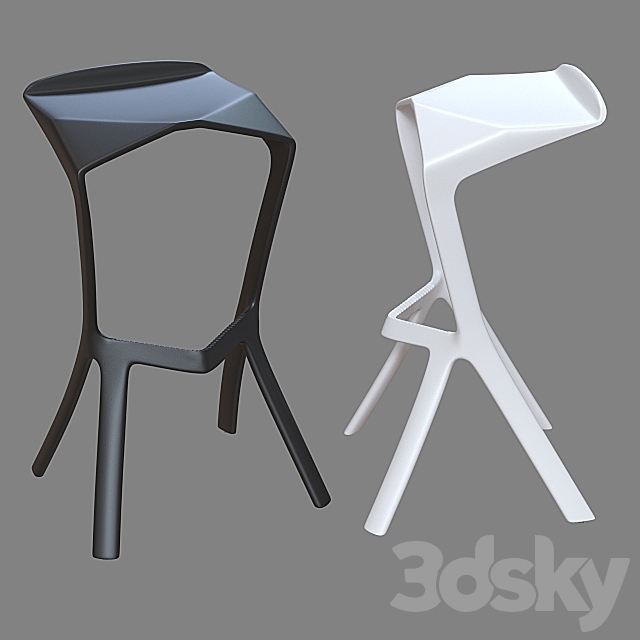 Bar stool Signal Hoker Volt. 3ds Max - thumbnail 1