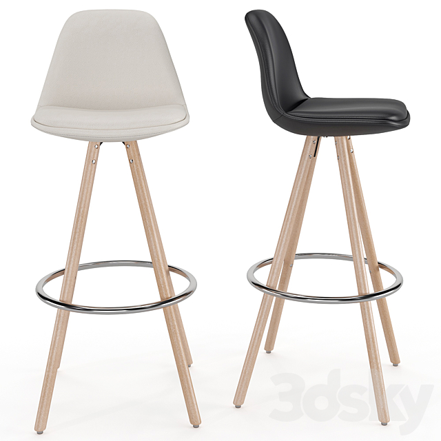 Bar Stool Stag 3DS Max Model - thumbnail 3