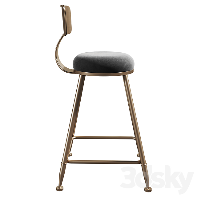 Bar stool SUNSHINE 3DSMax File - thumbnail 2