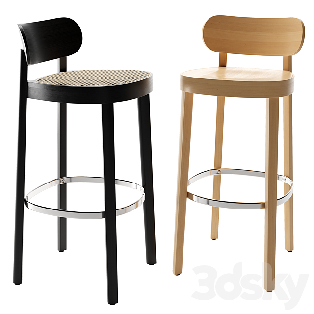 Bar Stool Thonet 118H 3DSMax File - thumbnail 2