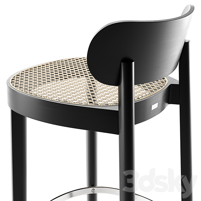 Bar Stool Thonet 118H 3DSMax File - thumbnail 3