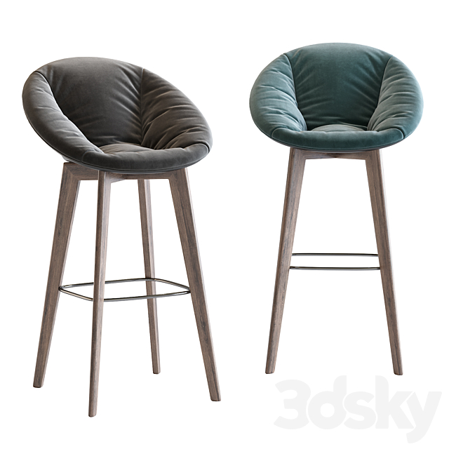 Bar Stool Vincent Sheppard 3DSMax File - thumbnail 4