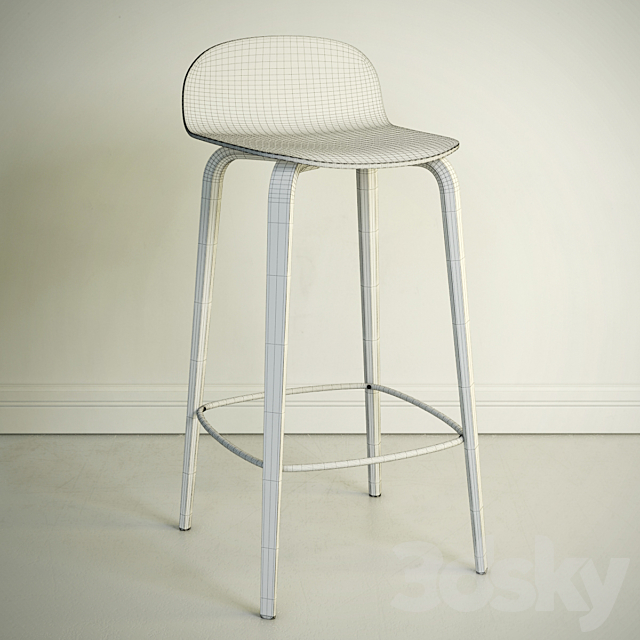 bar stool VISU 3DSMax File - thumbnail 3