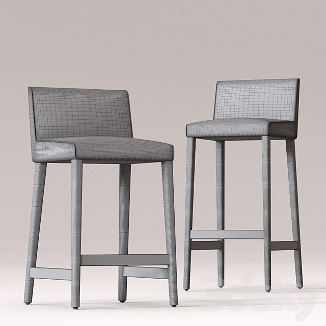 Bar Stool Wittmann William 3DSMax File - thumbnail 3