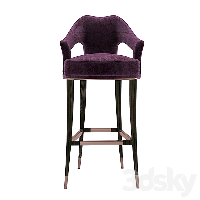 barchair 3DS Max Model - thumbnail 2